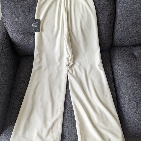 White Lulu's two-piece separates set - crop top and pants - brand new with tags! - Picture 7 of 7